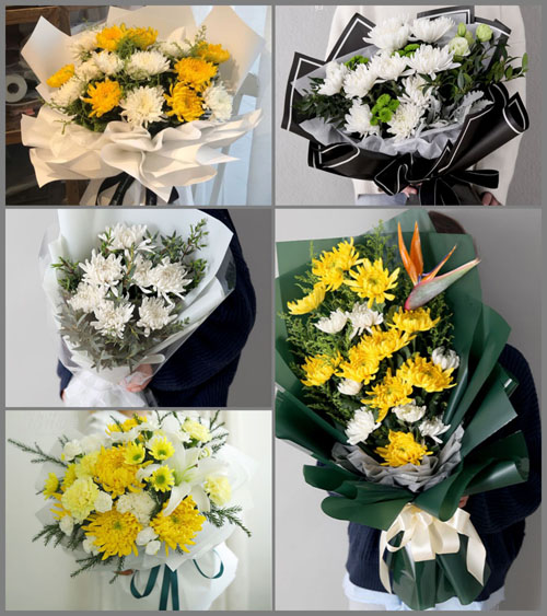 贵州遵义汇川区山盆镇石盆景村白事花束代送